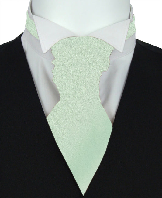 Opaline Green Silk Boys Wedding Cravat