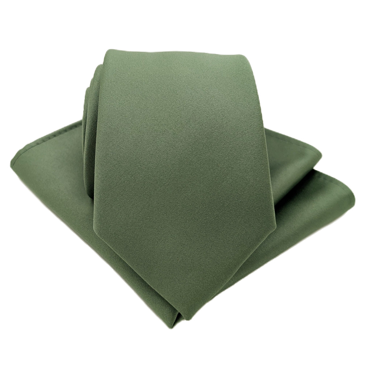 Dark Sage Wedding Tie - Wedding Tie - Regular - Add Pocket Square - Save £1.00 - Swagger & Swoon