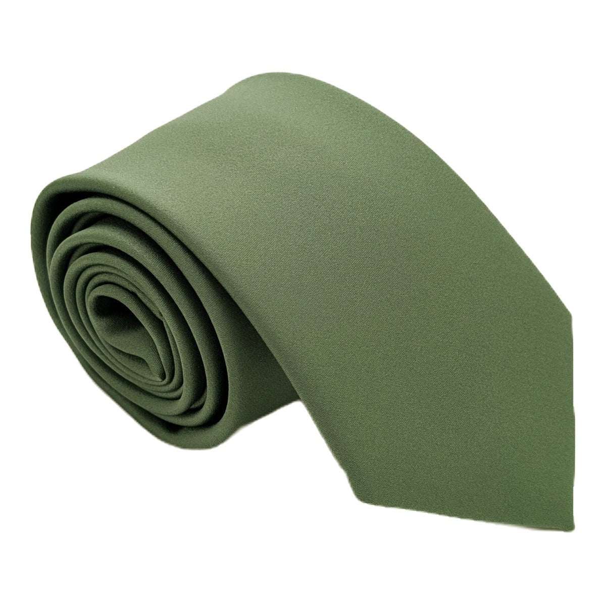 Dark Sage Wedding Tie - Wedding Tie - Regular - Tie Only - Swagger & Swoon