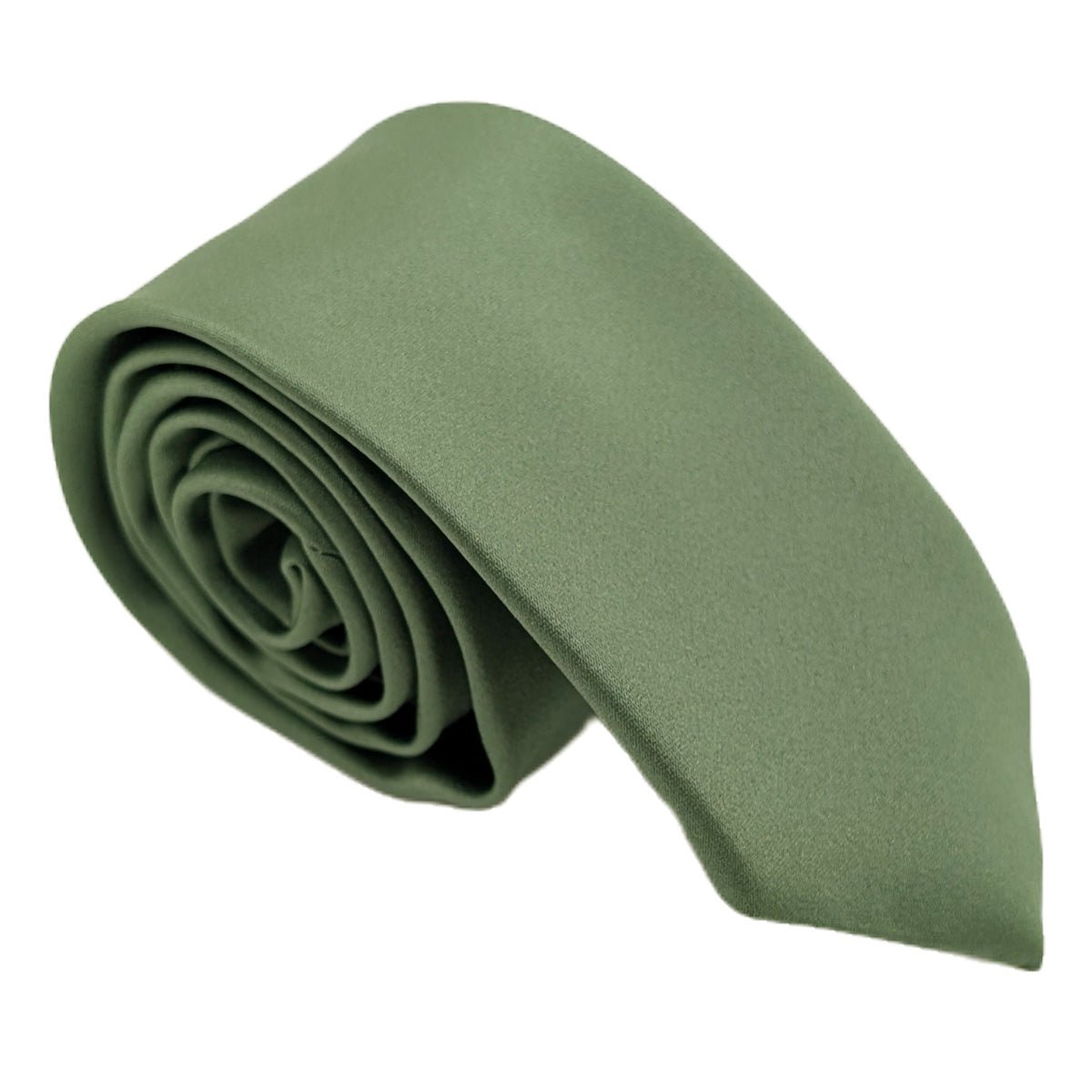 Dark Sage Wedding Tie - Wedding Tie - Skinny - Tie Only - Swagger & Swoon