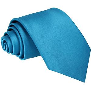 Deep Turquoise Boys Ties - Childrenswear - Self - Tie (Age 6 - 12) - Swagger & Swoon