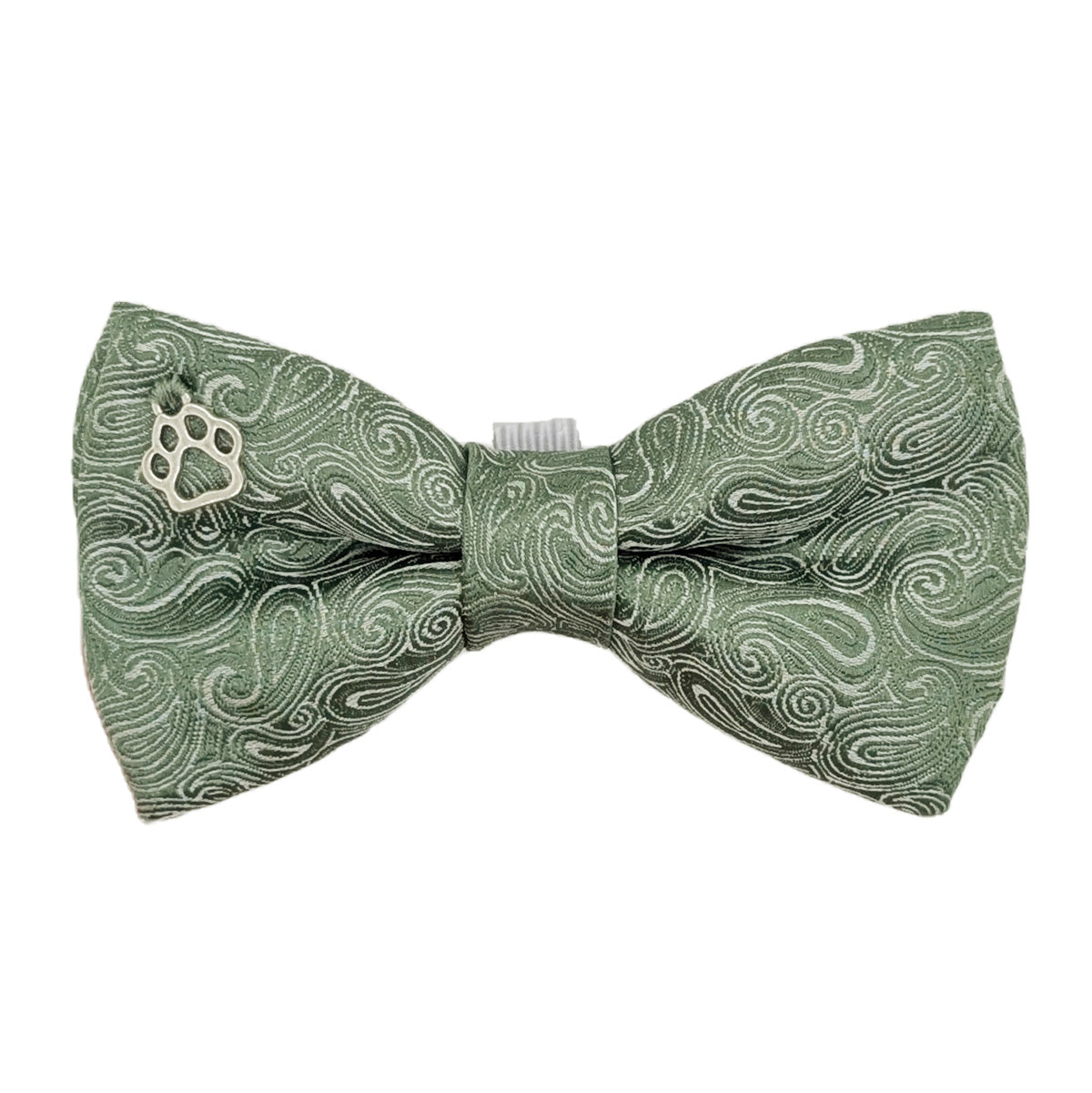 Wild Sage Paisley Dog Bow Tie
