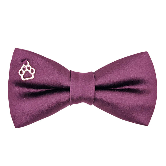 Orchid Dog Bow Tie