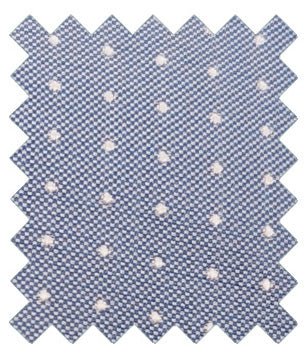 Dotty Blue Silk Wedding Swatch - Swatch - Swagger & Swoon