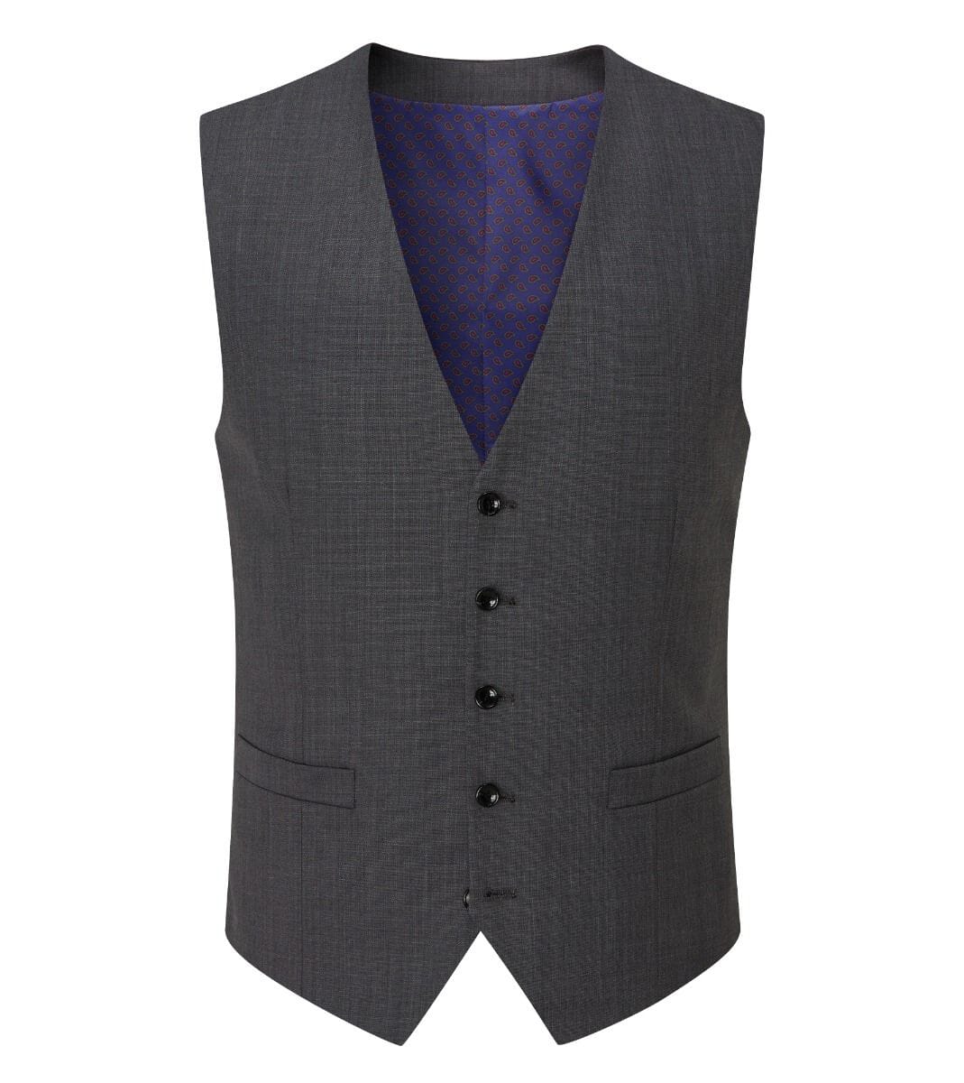 Farnham Grey Waistcoat - Waistcoats - 34R - Swagger & Swoon