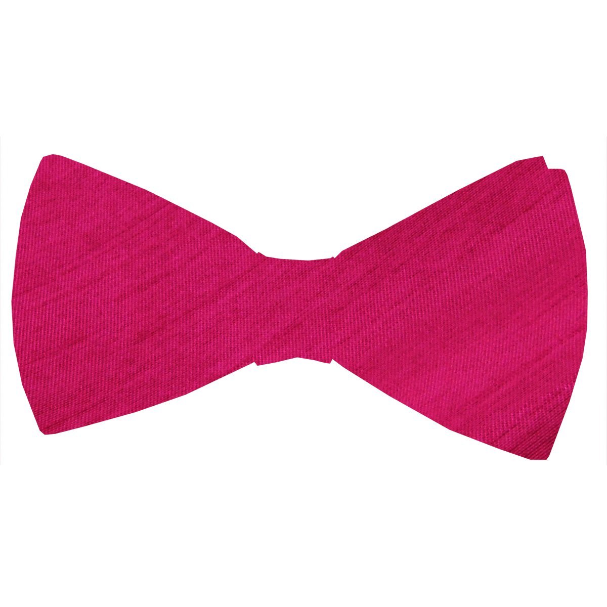 Fuchsia Shantung Boys Bow Ties - Childrenswear - Neckstrap (Age 5 - 12) - Swagger & Swoon