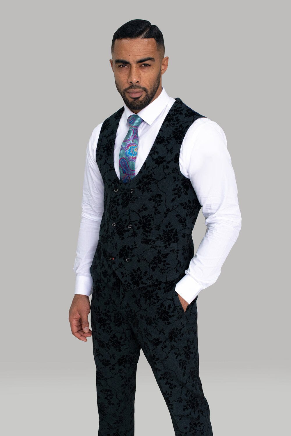 Georgi Floral Waistcoat - Waistcoats - 