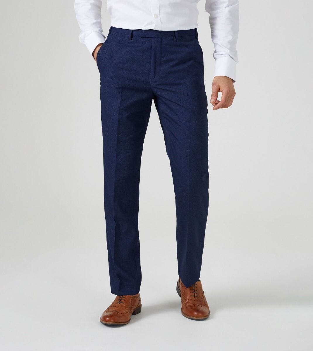 Harcourt Navy Trousers - Trousers - 28R - Swagger & Swoon