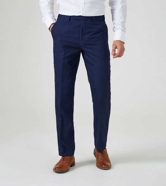 Harcourt Navy Trousers - Trousers - 28R - Swagger & Swoon