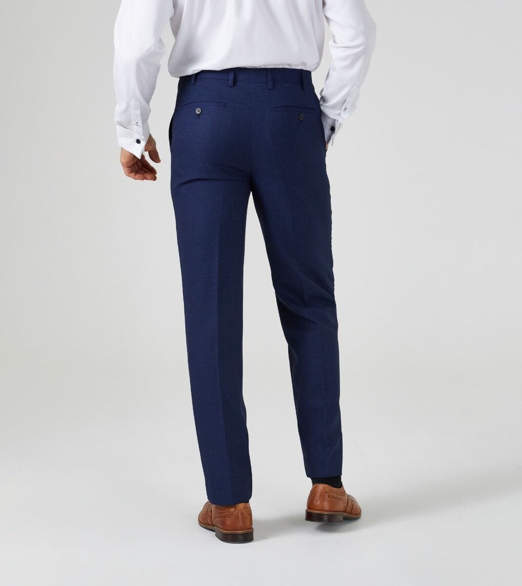 Harcourt Navy Trousers - Trousers - 28R - Swagger & Swoon