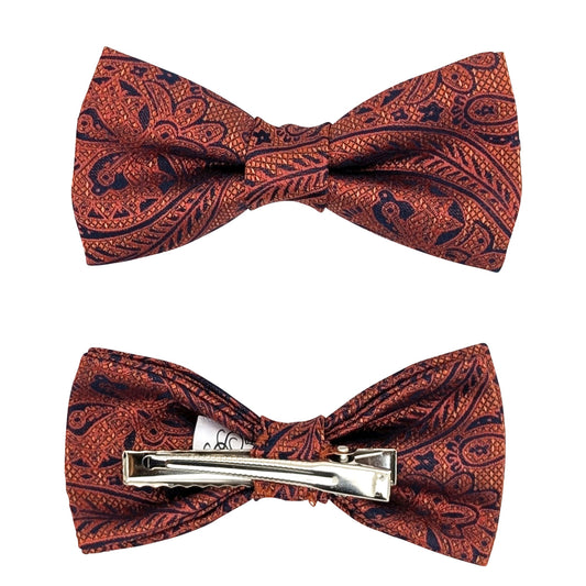 Sunset Lace Paisley Hair Bow