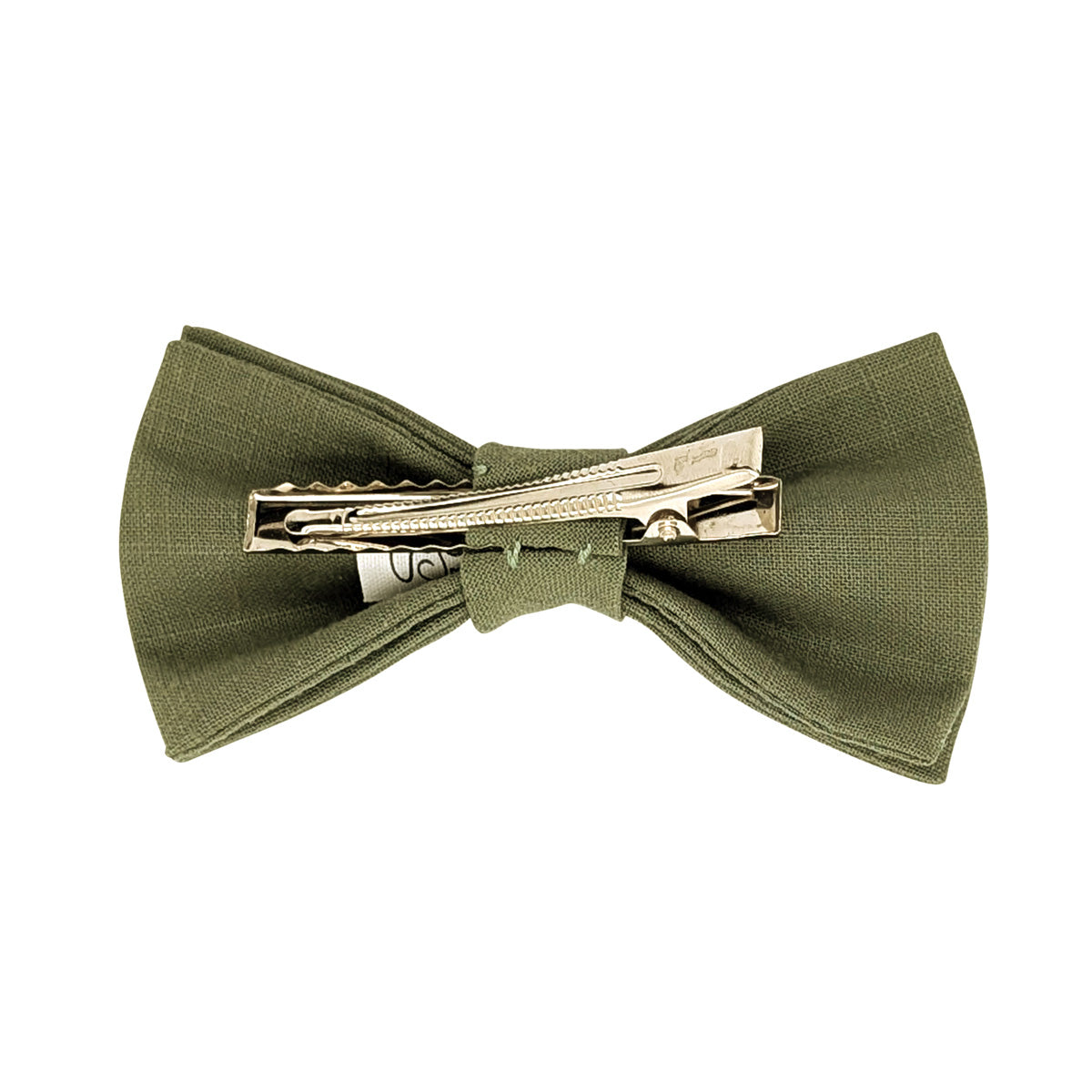 Khaki Cotton Hair Bow
