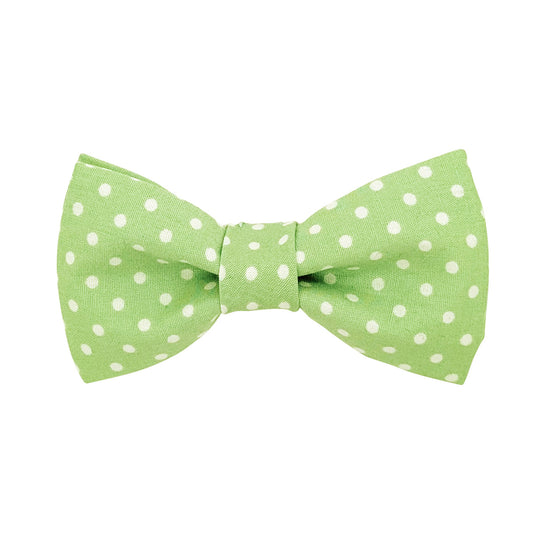 Pistachio Spot Hair Bow