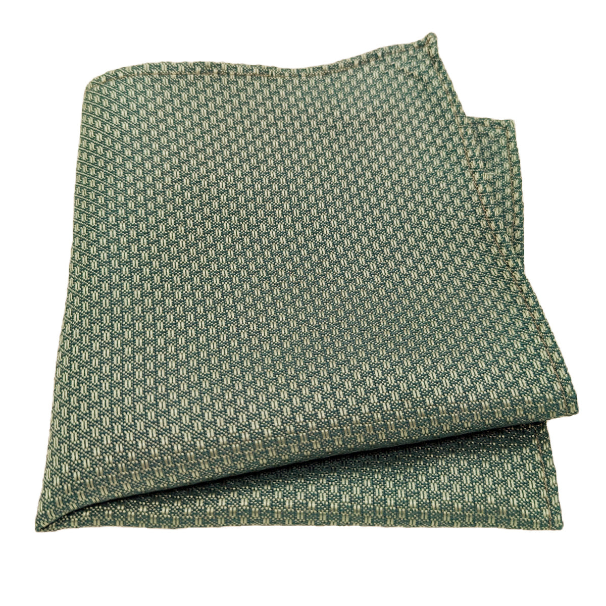 Spruce Woven Pocket Square