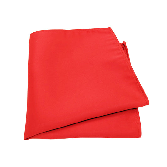 Bright Red Pocket Square