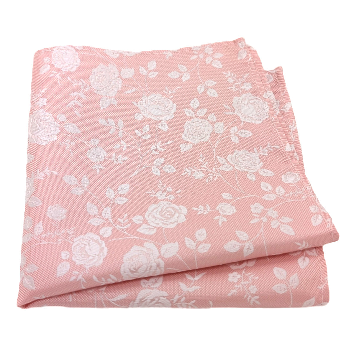 Pink Rose Petals Pocket Square