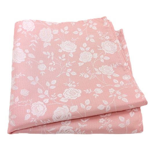 Pink Rose Petals Pocket Square