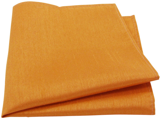 Butterscotch Shantung Pocket Square