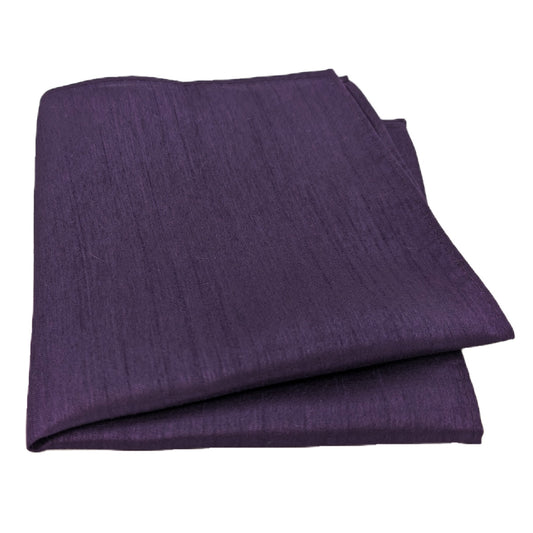 Blackberry Shantung Pocket Square