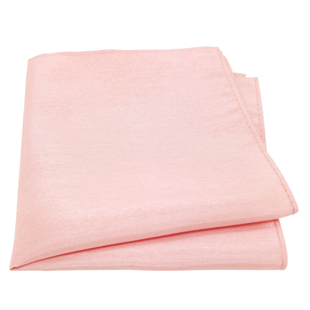 Rose Pink Shantung Pocket Square