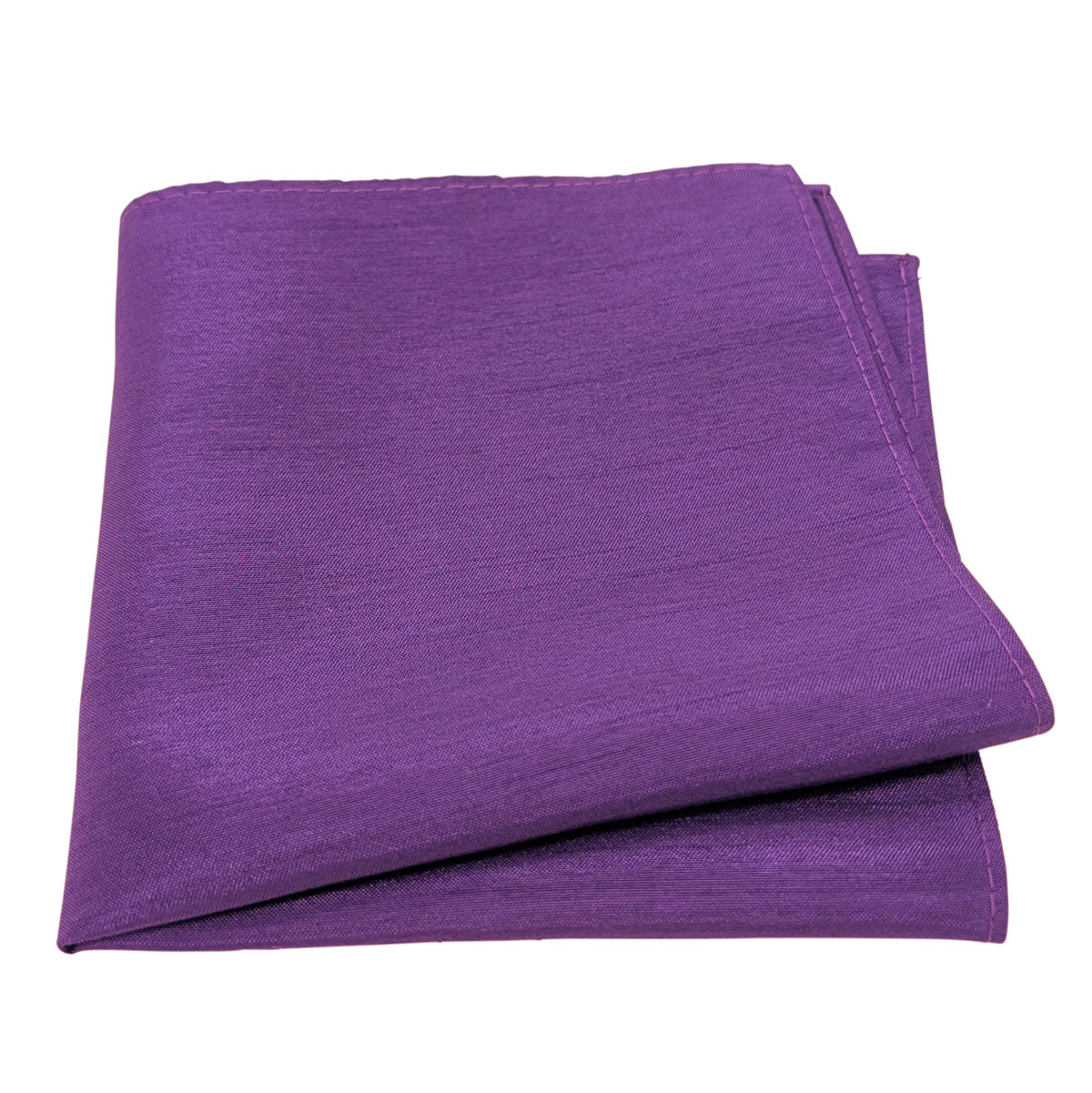 Majestic Purple Shantung Pocket Square