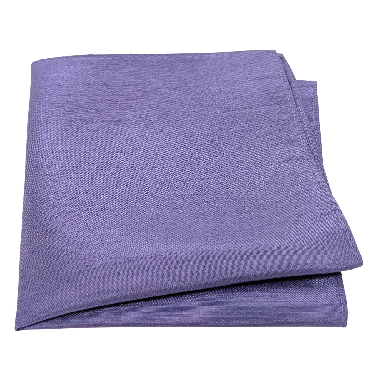 Violet Shantung Pocket Square