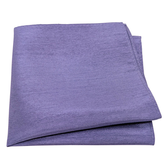 Violet Shantung Pocket Square