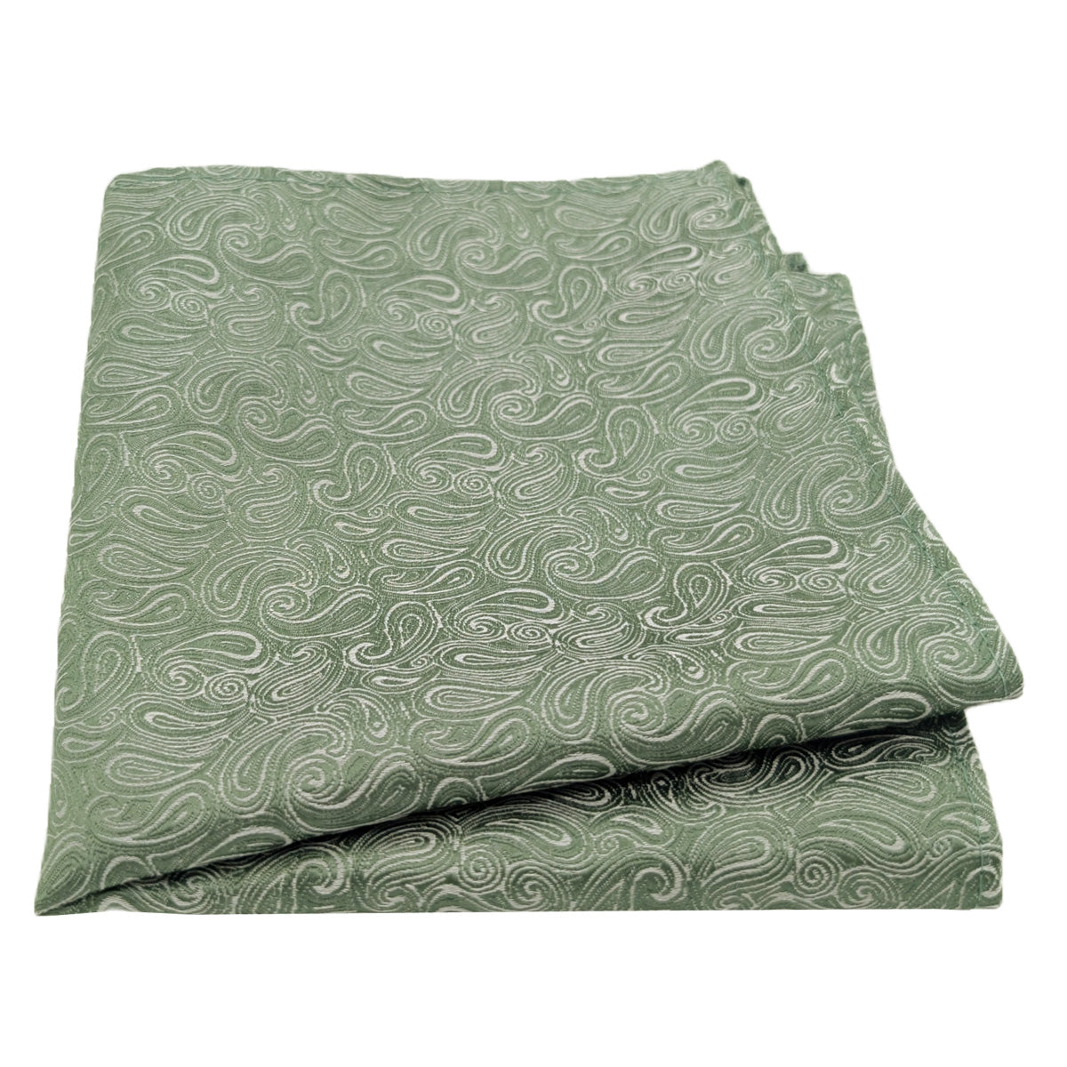 Wild Sage Paisley Pocket Square