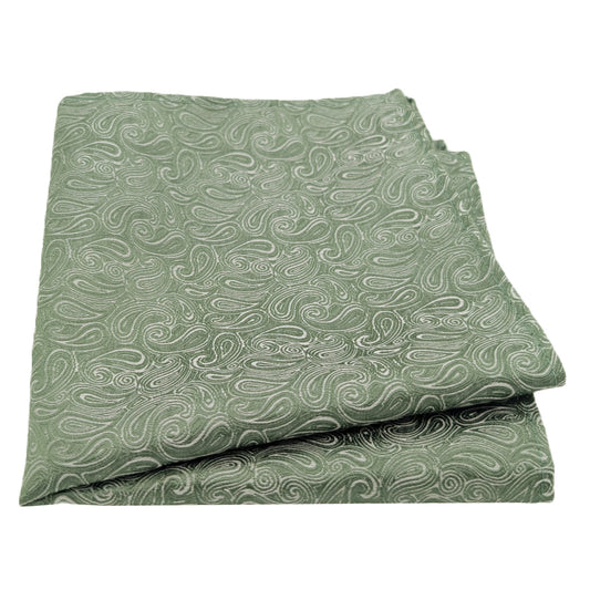 Wild Sage Paisley Pocket Square