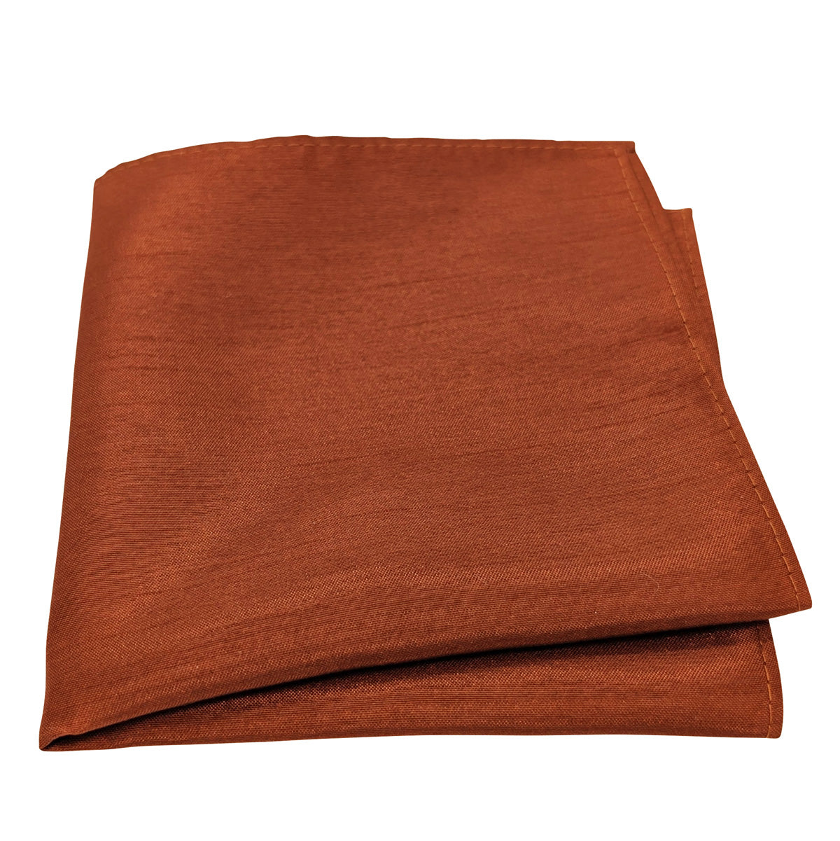 Russet Shantung Pocket Square