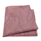 Pink Paisley Swirls Pocket Square