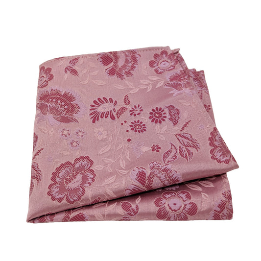 Pink Blossom Pocket Square