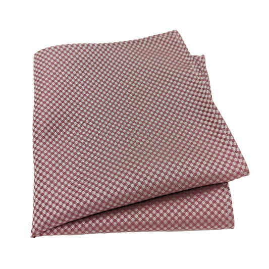 Mid Rose Patterned Pocket Square