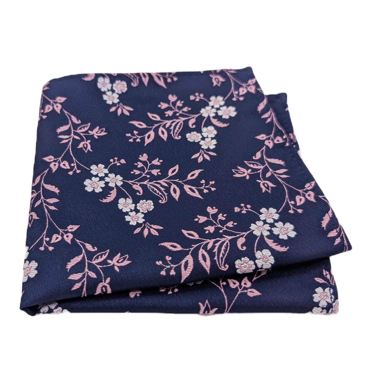 Navy & Pink Floral Wedding Swatch