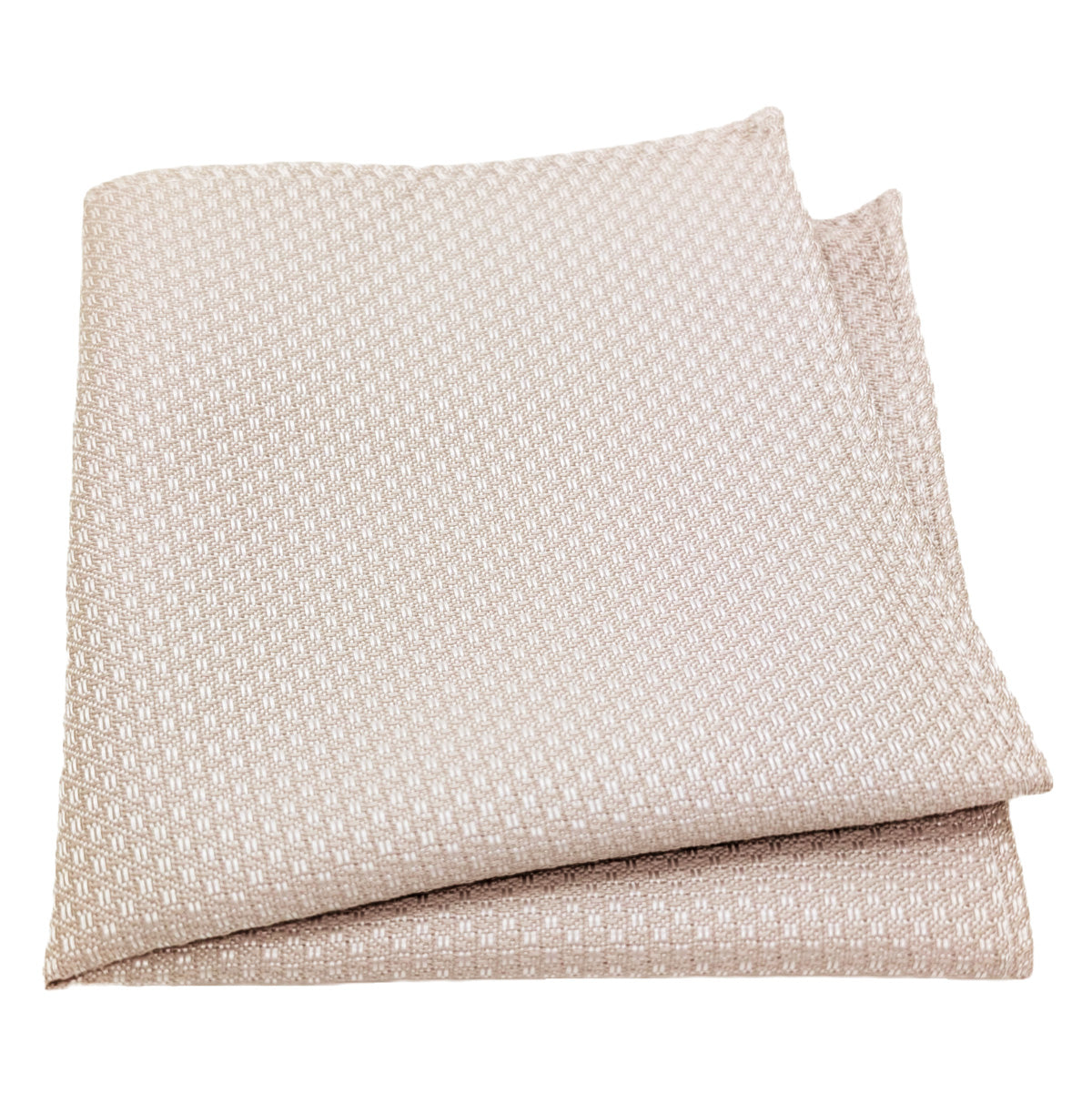 Oyster Woven Pocket Square