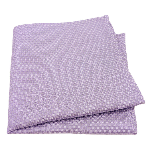 Cool Lilac Woven Pocket Square
