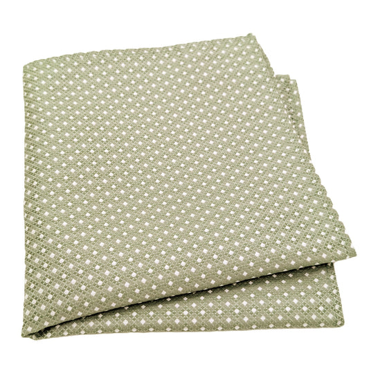 Wild Sage Diamonds Pocket Square