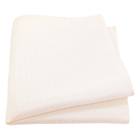 Ivory Diamonds Pocket Square