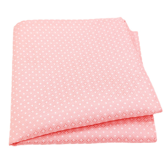 Rose Pink Diamonds Pocket Square