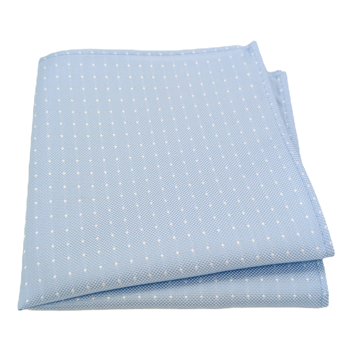 Cloudy Blue Pin Dots Pocket Square | Hanks For Wedding | Handkerchief ...