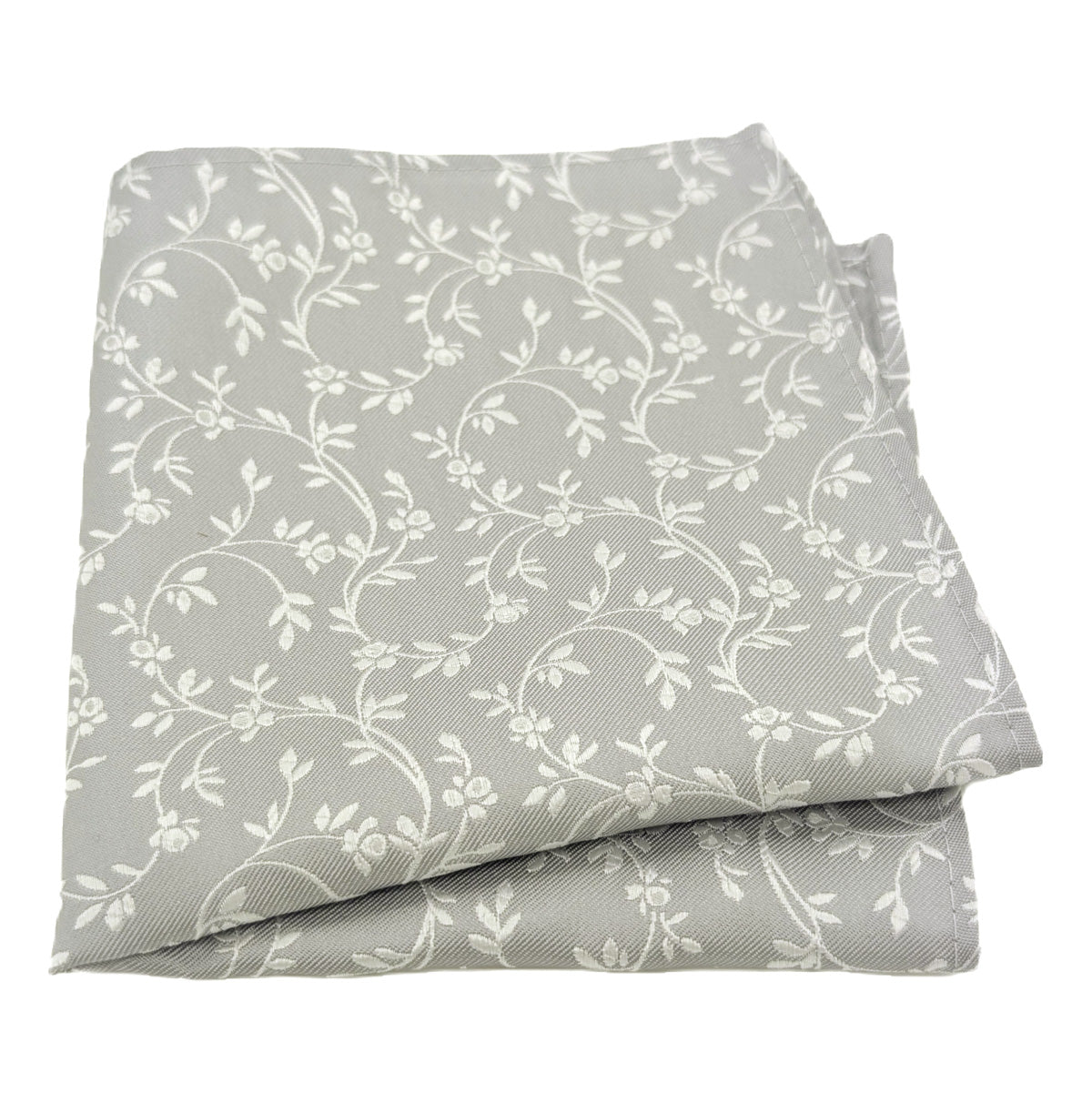 Pearl Grey Leaves Wedding Swatch
