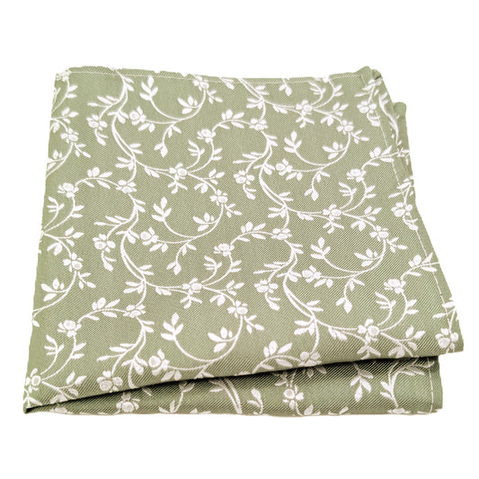 Wild Sage Leaves Pocket Square