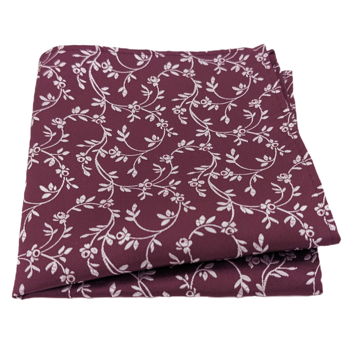 Cassis Leaves Pocket Square