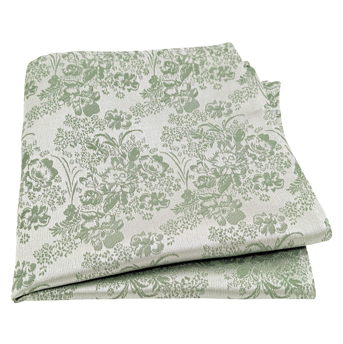 Wild Sage Floral Pocket Square