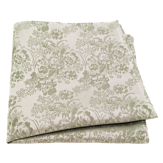 Wild Sage Floral Pocket Square
