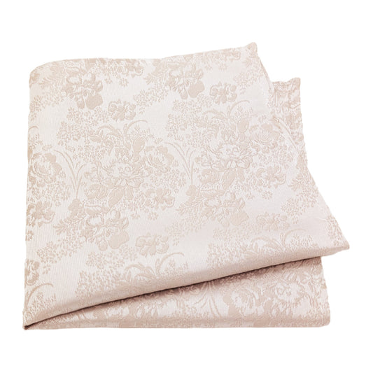 Oyster Floral Pocket Square