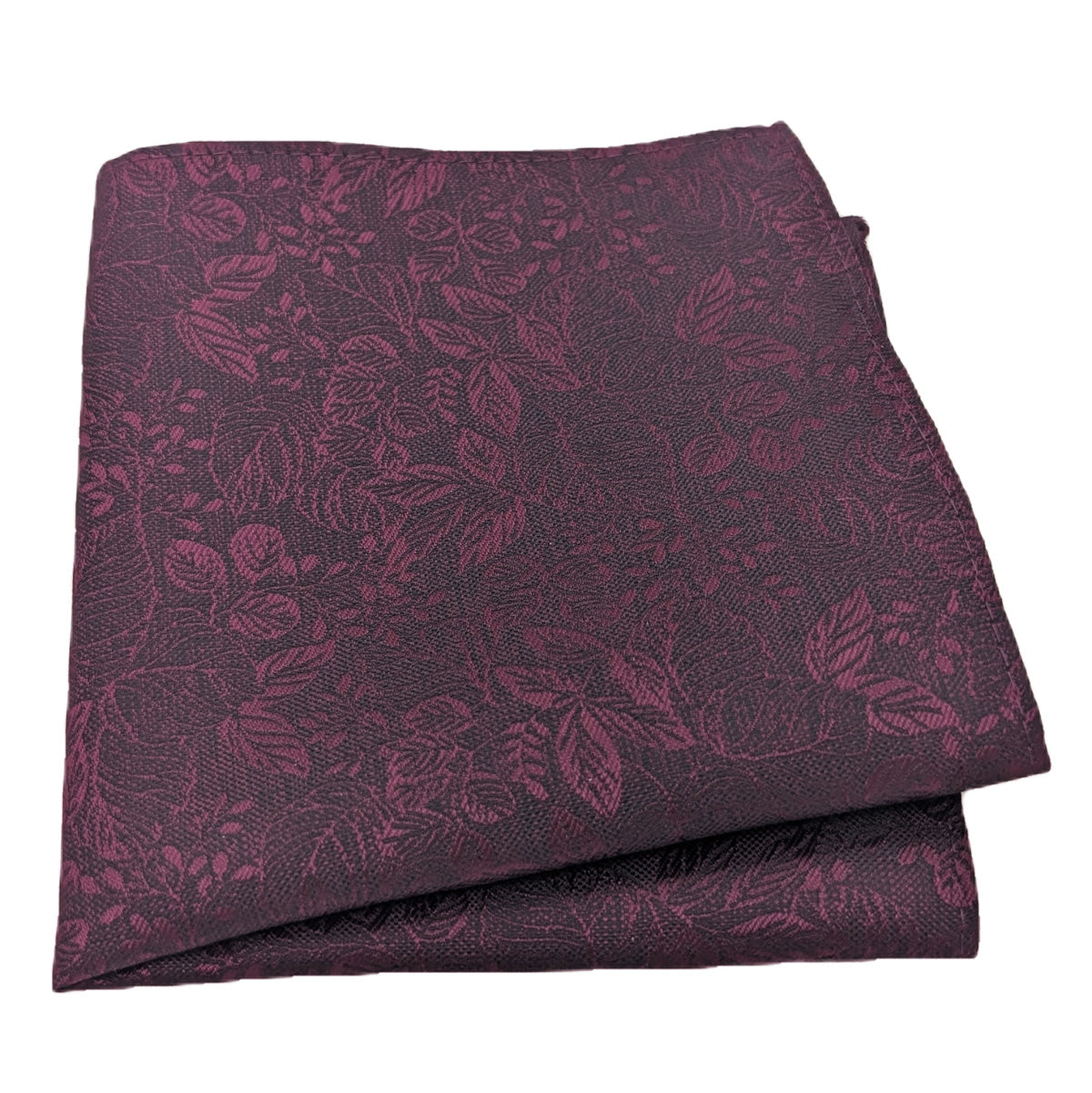 Cassis Woodland Leaves Wedding Swatch