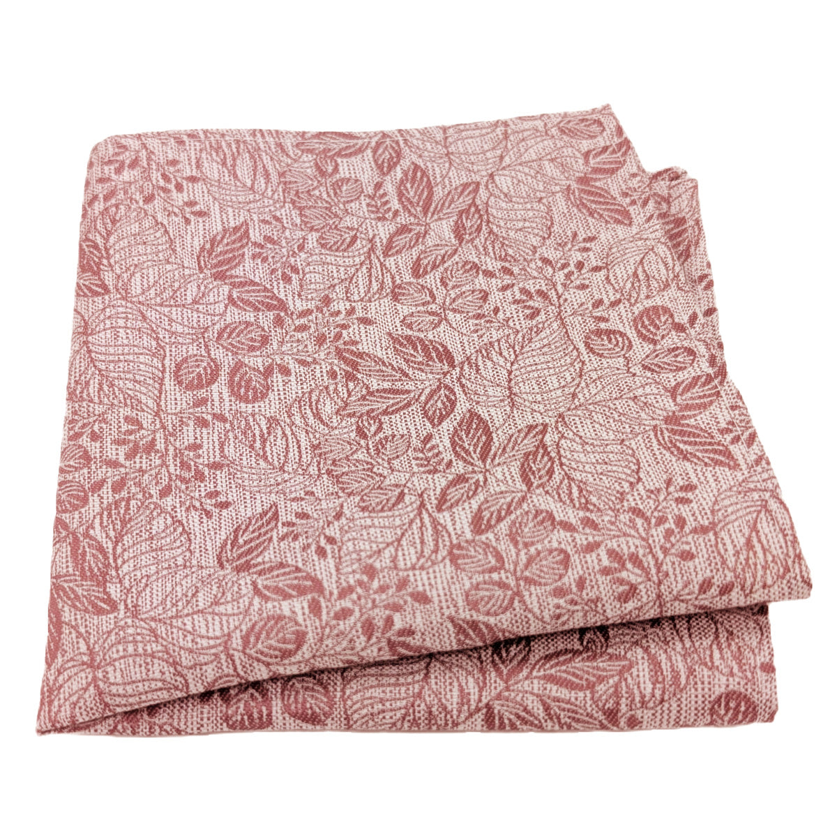 Desert Rose Woodland Leaves Pocket Square