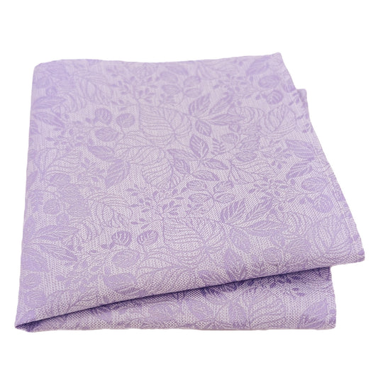 Cool Lilac Woodland Leaves Pocket Square