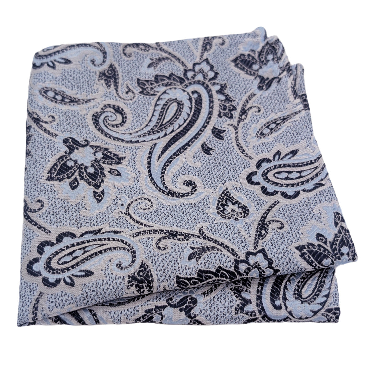 Navy Baroque Paisley Wedding Swatch